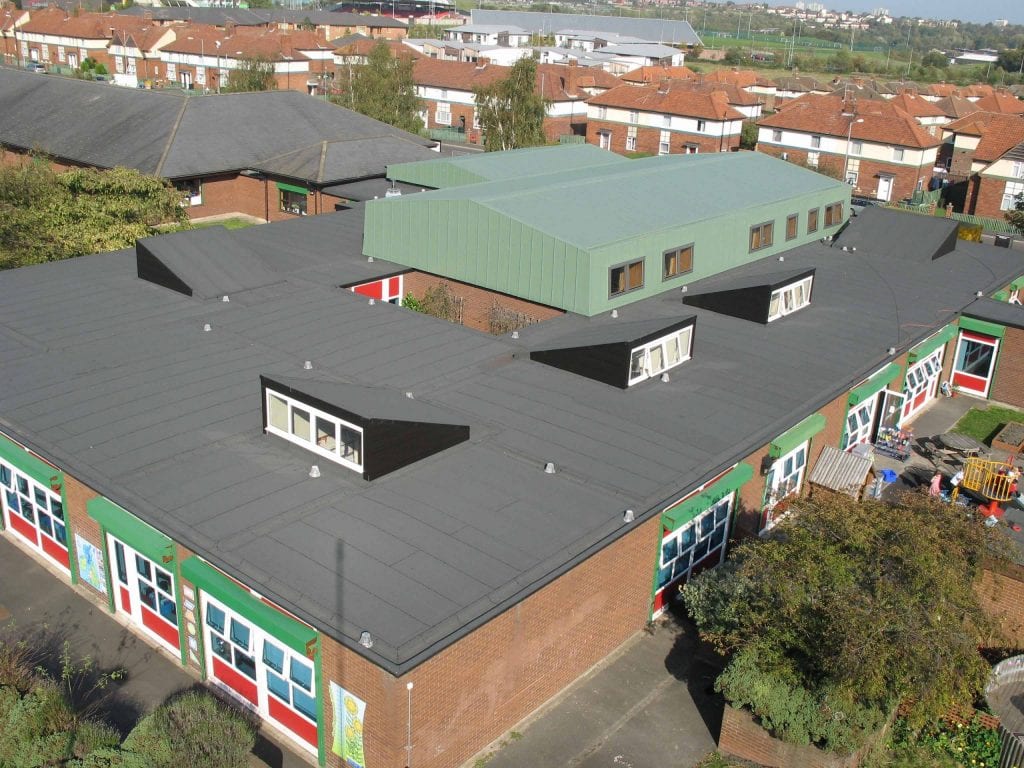 Photo of the Bede Primary School & Community Centre, Gateshead IKO ULTRA Mach Two system