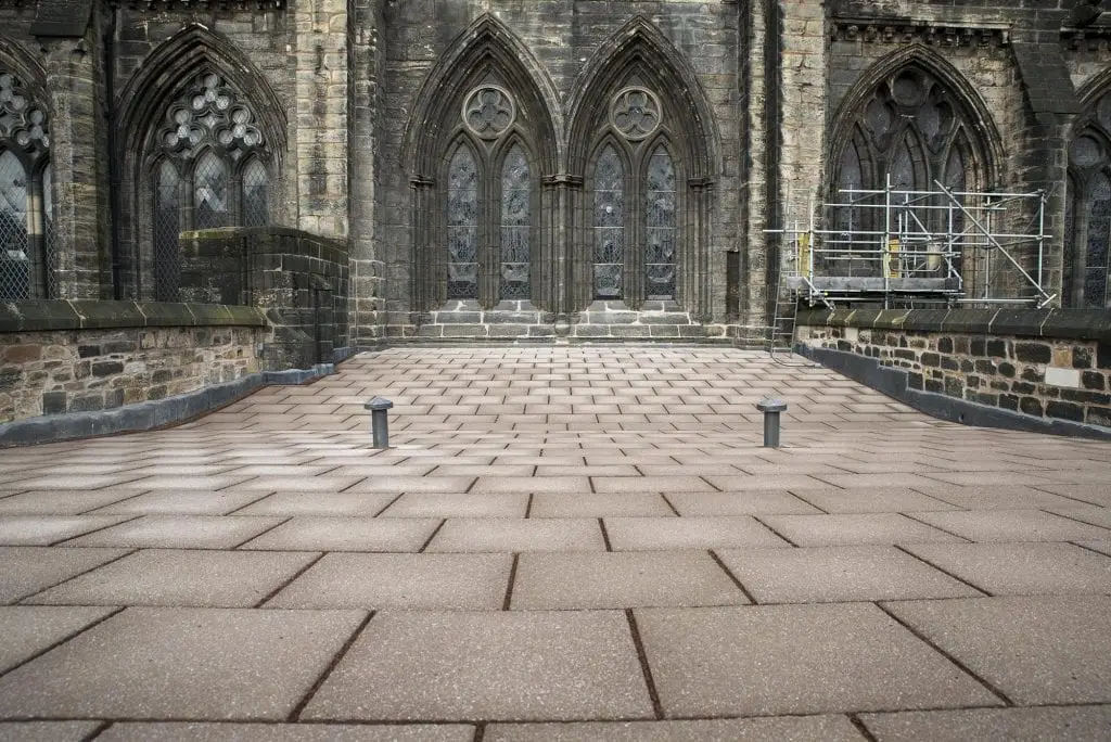 Photo of the Blackadder Aisle Glasgow Cathedral IKO Permaphalt system