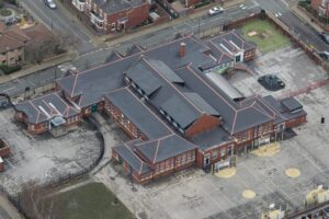 Photo of the Gorse Hill Primary School, Stretford IKOslate roofing system