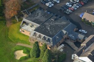Photo of the Kingswood Golf Club, Surrey IKOslate roofing system