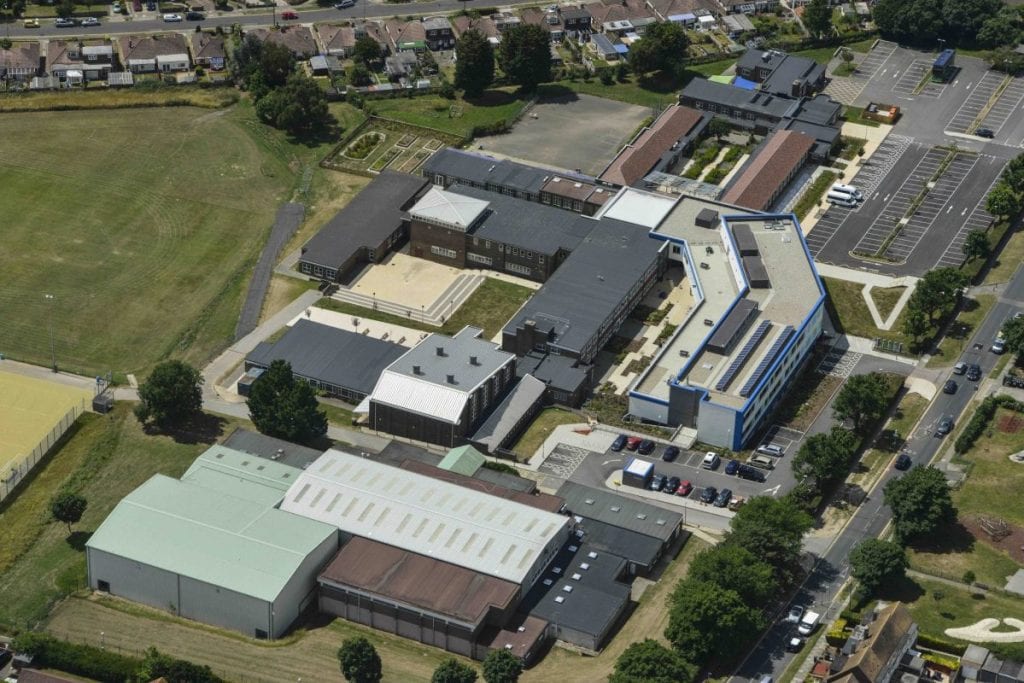 Photo of the Portslade Academy, Brighton IKO ULTRA Prevent roofing system
