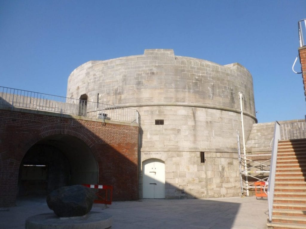 Photo of the Round Tower, Portsmouth IKO Permaphalt system