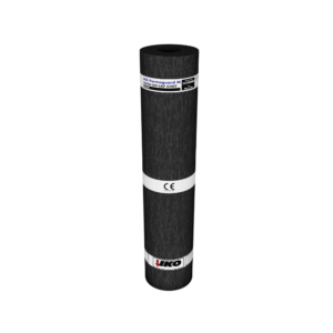 Mock-up image of an IKO Permaguard M Torch-On Capsheet roll