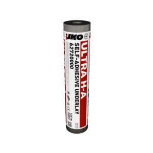Mock-up image of an IKO ULTRA H-A Self-Adhesive Underlay roll