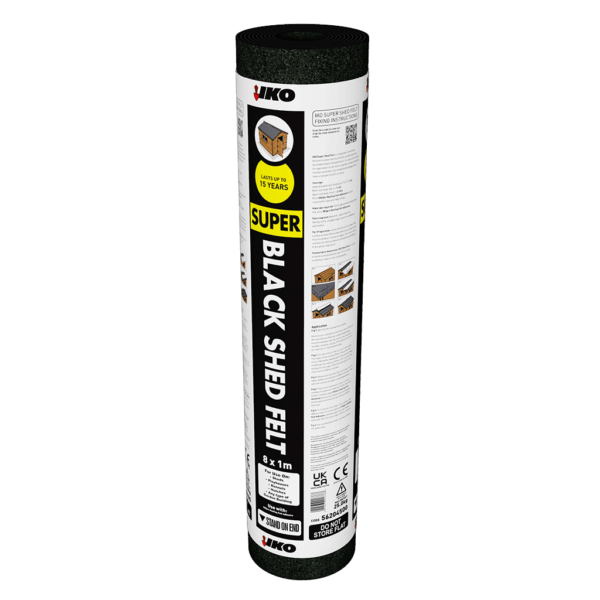 Rendered IKO Super Shed Felt black coloured roll image