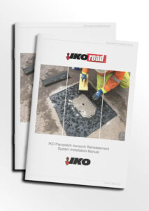Mock-up of the IKO Pacopatch Installation Guidelines front cover