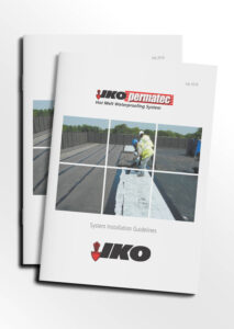 Mock-up of the IKO Permatec Installers Guide front cover