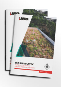 Mock-up of the IKO Permatec Brochure front cover