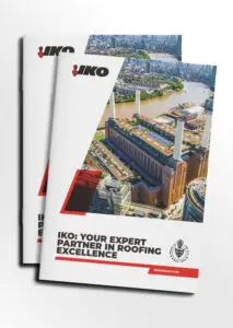 Mock-up of the IKO Key Accounts Brochure front cover