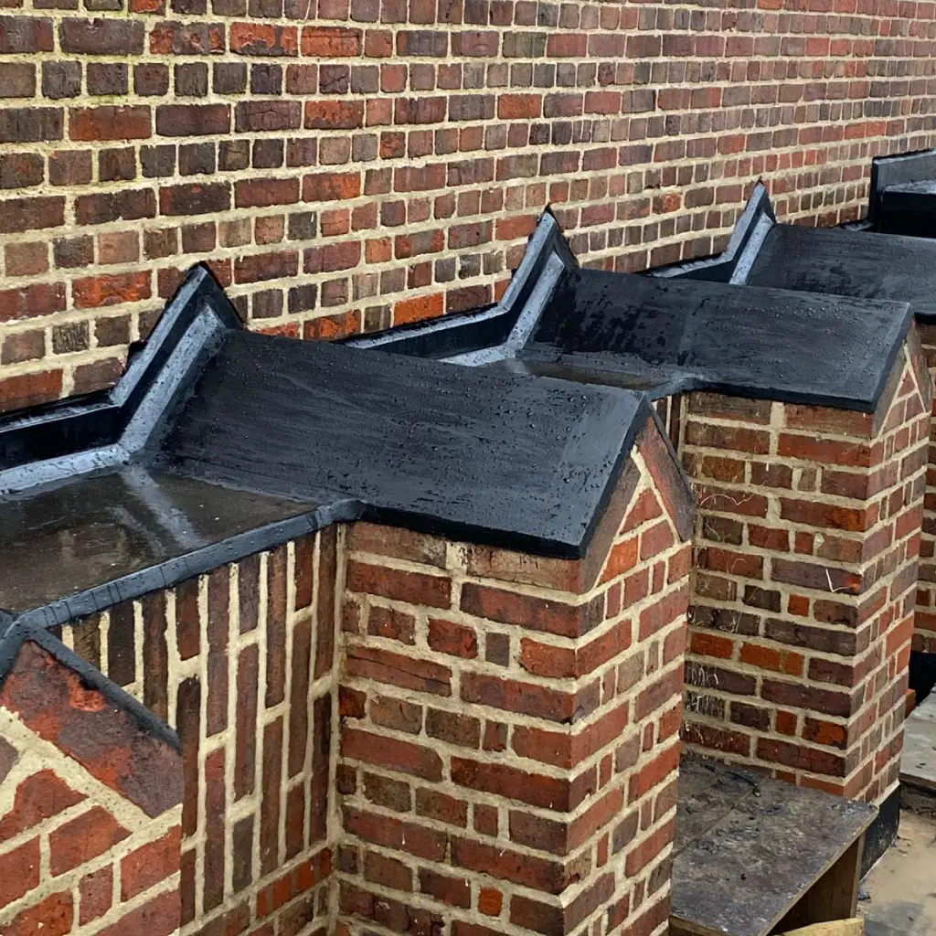 Photograph of the detailing at Battersea Power Station