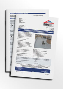 Mock-up of the IKO hybritech BBA Certificate