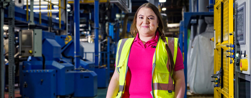Photo of Angelika Wrobel taken for our Women in Construction article