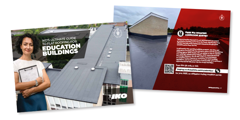 Mock-up of the Education Sector Brochure front cover
