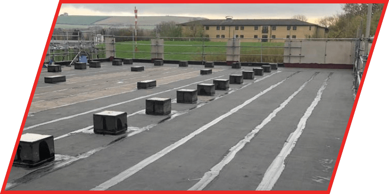 Aerial view photograph of Roofing Systems for Healthcare Facilities