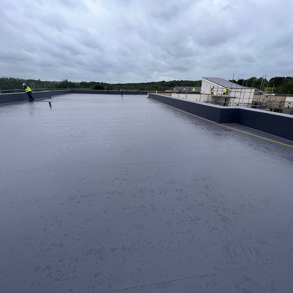 Aerial view photograph of Roofing Systems for Healthcare Facilities