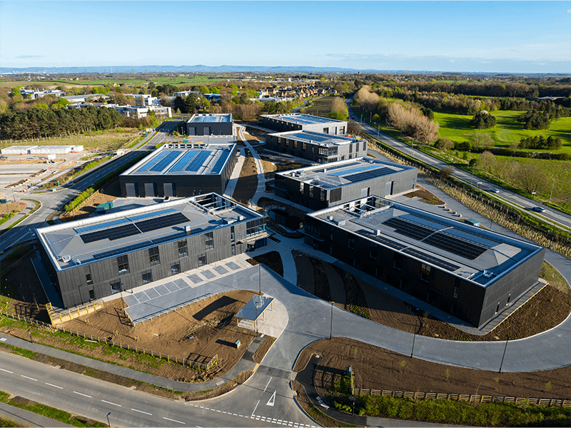 Photo of the award-winning NETPark, Durham project
