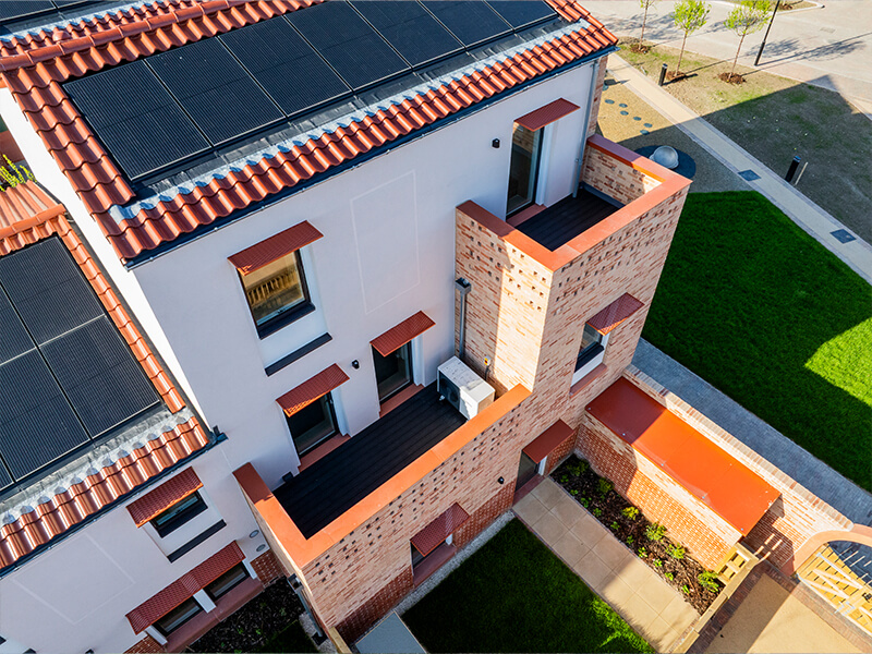 IKO Armourplan PSG Single Ply Waterproofing System at Burnholme Green, Burnholme Estate