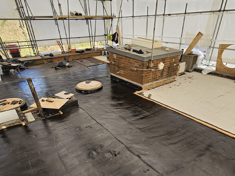 IKO Permaphalt and IKO Permascreed used to restore the roof of a Grade II listed heritage property