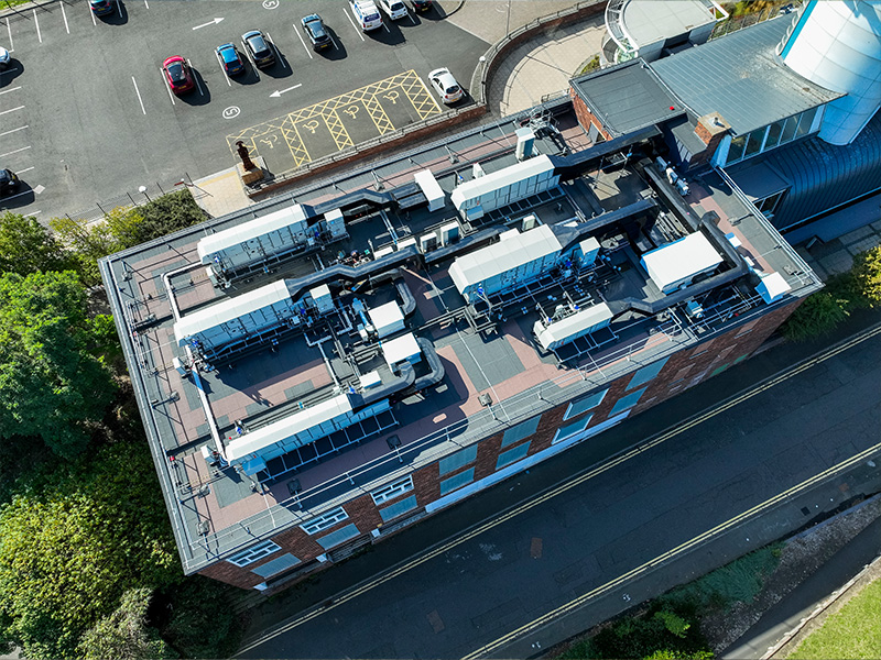 Segedunum Roman Fort Museum roof refurbished with IKO ULTRA Prevent 25